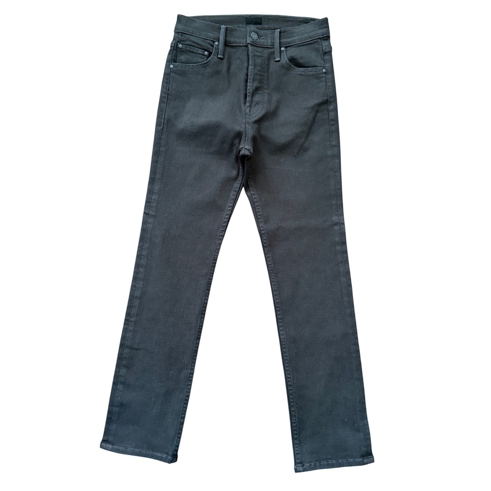 MOTHER The Tomcat Ankle Jeans Lasting Impression Black High Rise Straight‎ 25